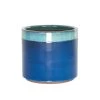 Woodlodge 24cm Sapphire Two Tone Cylinder Pot