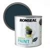 Ronseal 2.5 Litre Blackbird Garden Paint -Gardenia Shop 5010214874309
