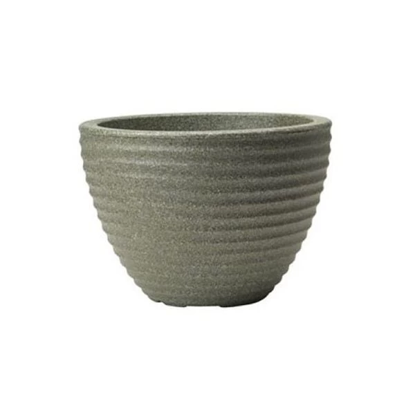 Stewarts 50cm Marble Green Low Honey Garden Pot Planter 3 Stewarts 50cm Marble Green Low Honey Garden Pot Planter