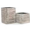 Woodlodge 25cm Square Driftwood Planter -Gardenia Shop 5021346406528 0eedad01 47f8 40ad beb8 c8e1a4cd5af4