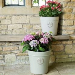 Woodlodge 27cm White / Cream Glazed Heritage Pot 5 Woodlodge 27cm White / Cream Glazed Heritage Pot -Gardenia Shop 5021346425000 2
