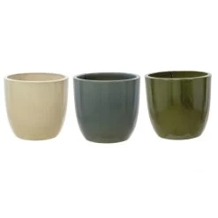 Woodlodge 30cm Egg Glazed Pot (Choice Of 3)
