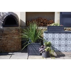 Woodlodge 38cm Grey Bee Planter 7 Woodlodge 38cm Grey Bee Planter -Gardenia Shop 5021346478372 3