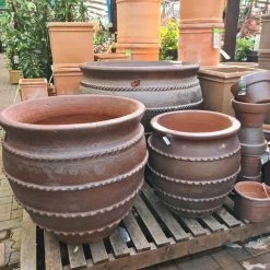 Woodlodge 70cm Kilburn Natural Clay Glazed Pot -Gardenia Shop 5021346484649 3