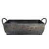 Woodlodge 30cm Rustic Pewter Trough 2 Woodlodge 30cm Rustic Pewter Trough -Gardenia Shop 5021346490527