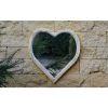 Woodlodge 52cm Wooden Solar Heart Mirror -Gardenia Shop 5021346491944