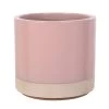Woodlodge 38cm Pastel Pink Glazed Pot -Gardenia Shop 5021346501872