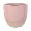 Woodlodge 38cm Pastel Pink Glazed Egg Pot -Gardenia Shop 5021346501995