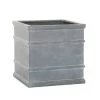 Woodlodge 32cm Grey Wotton Square Pot 1 Woodlodge 32cm Grey Wotton Square Pot -Gardenia Shop 5021346503029