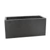 Woodlodge 40cm Black Polylite Trough Planter