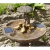 Smart Solar 84cm Duck Family Solar Water Feature -Gardenia Shop 5050642000543