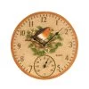Outside In 12" Robin Wall Clock & Thermometer -Gardenia Shop 5050642006347 d760ce7c b8a4 40e3 a702 7eff3f59828c