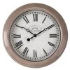 Outside In 12" Grey Biarritz Clock -Gardenia Shop 5050642016926
