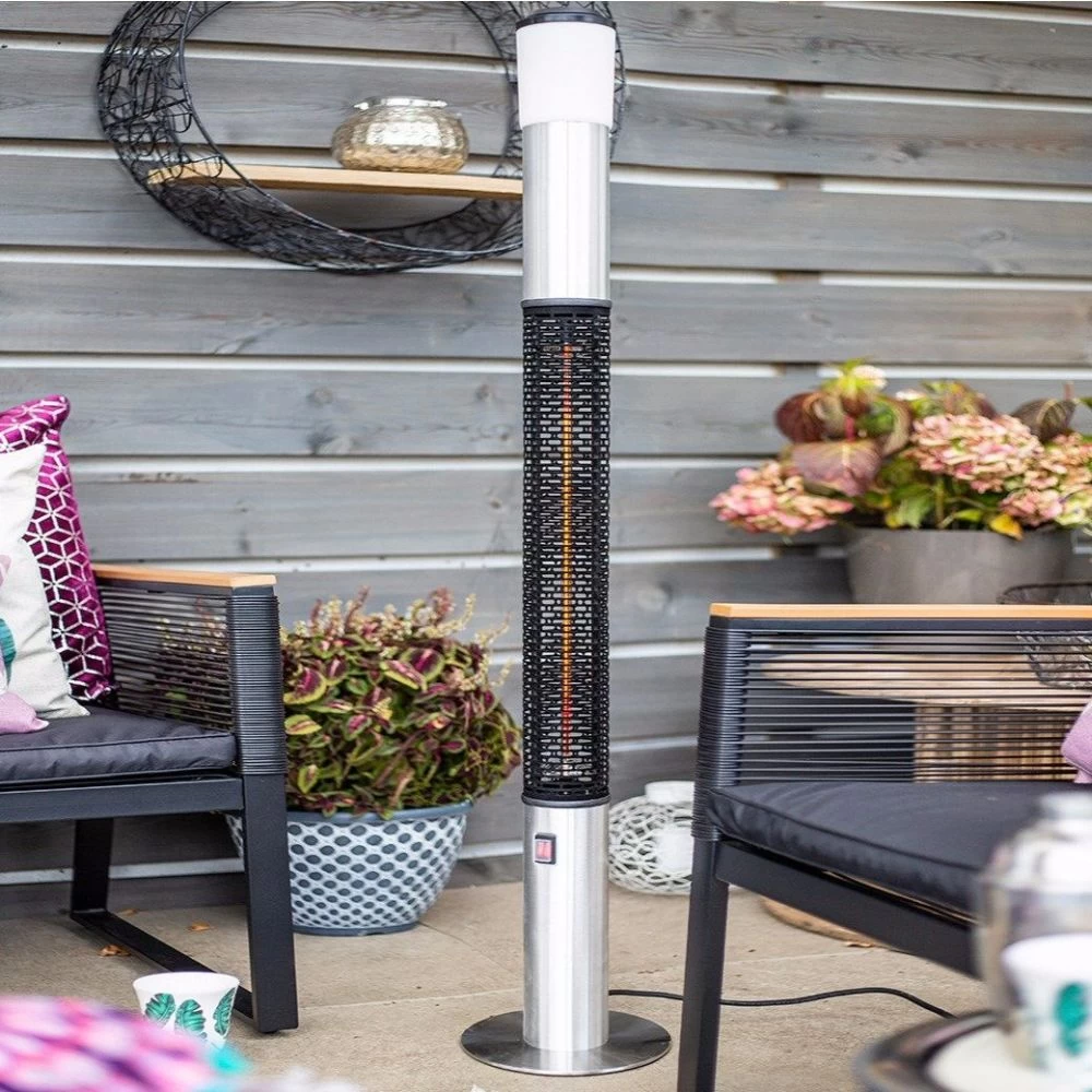 La Hacienda 135cm Tower Patio Heater With Speaker 4 La Hacienda 135cm Tower Patio Heater With Speaker - Image 2