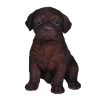 Vivid Arts 17cm Chocolate Labrador Puppy Pet Pals -Gardenia Shop 5055195023773