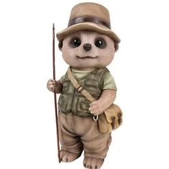 Vivid Arts 24cm Meerkat Fisherman - XMK-2325-D