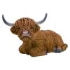 Vivid Arts 38cm Laying Highland Cattle - XRL-HLCL-D -Gardenia Shop 5055195035509
