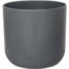 Ivyline 26cm Charcoal Lisbon Planter -Gardenia Shop 5055352842285