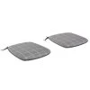 Kettler Cafe Roma Slate Checkered Seat Pads (1 Pair) -Gardenia Shop 5057229187239