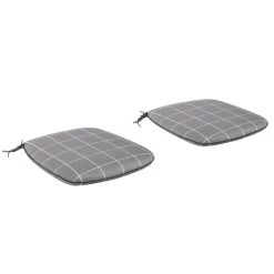 Kettler Cafe Roma Slate Checkered Seat Pads (1 Pair)
