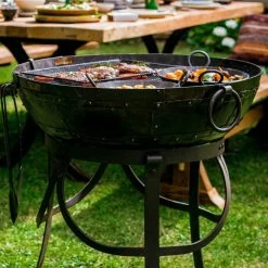 Kadai 60cm Recycled Firebowl With High & Low Stands -Gardenia Shop 5060345972924 3