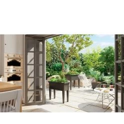 Artevasi 80cm Anthracite Venezia Grow Box Planter -Gardenia Shop 5600442825183 3