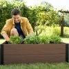 Keter 106cm Rectangular Garden Bed - Maple Brown -Gardenia Shop 7290112633521 2