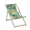 Madison 120cm Light Blue La Grave Wooden Beachchair -Gardenia Shop 8713229373511