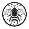 Fallen Fruits 60cm Round Bee Metal Wall Art