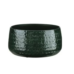 Edelman 29cm Forest Green Floyd Bowl Ceramic Pot