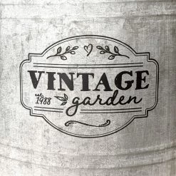 Koopman 22cm Vintage Milk Churn Planter -Gardenia Shop 8719987801495 2