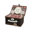 Decoris 40cm Wicker Basket Picnic Set -Gardenia Shop 8720194646045